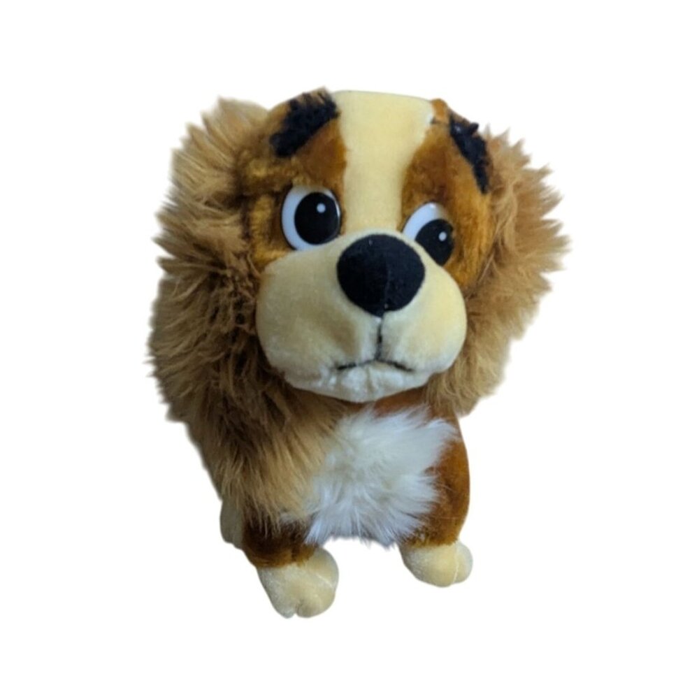 Goffa International Brown Cream Cocker Spaniel Dog Plush Stuffed‎ Animal 8 inch